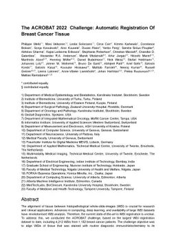 The ACROBAT 2022 Challenge: Automatic Registration Of Breast Cancer
  Tissue