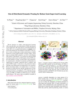 Out-of-Distributed Semantic Pruning for Robust Semi-Supervised Learning