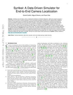 Synfeal: A Data-Driven Simulator for End-to-End Camera Localization