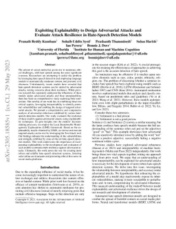 Exploiting Explainability to Design Adversarial Attacks and Evaluate
  Attack Resilience in Hate-Speech Detection Models