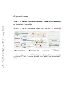 W-procer: Weighted Prototypical Contrastive Learning for Medical
  Few-Shot Named Entity Recognition