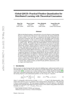 Quantize Once, Train Fast: Allreduce-Compatible Compression with Provable Guarantees