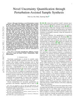 Perturbation-Assisted Sample Synthesis: A Novel Approach for Uncertainty
  Quantification