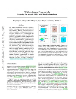 NUNO: A General Framework for Learning Parametric PDEs with Non-Uniform
  Data