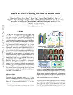 Towards Accurate Post-training Quantization for Diffusion Models