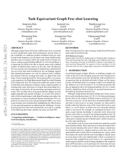 Task-Equivariant Graph Few-shot Learning