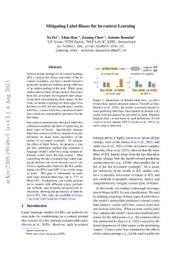 Mitigating Label Biases for In-context Learning