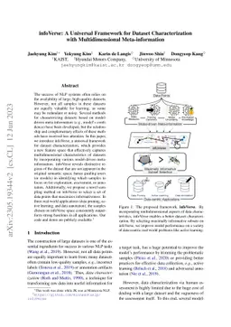infoVerse: A Universal Framework for Dataset Characterization with
  Multidimensional Meta-information