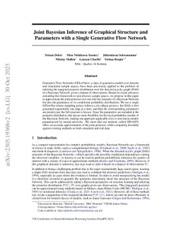 Joint Bayesian Inference of Graphical Structure and Parameters with a
  Single Generative Flow Network