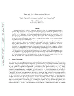 Best of Both Distortion Worlds