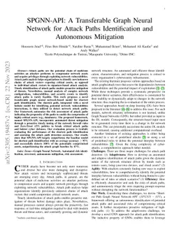 SPGNN-API: A Transferable Graph Neural Network for Attack Paths
  Identification and Autonomous Mitigation