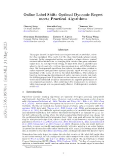 Online Label Shift: Optimal Dynamic Regret meets Practical Algorithms