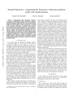 Smooth-Trajectron++: Augmenting the Trajectron++ behaviour prediction
  model with smooth attention