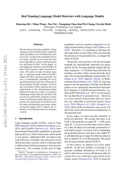 Red Teaming Language Model Detectors with Language Models