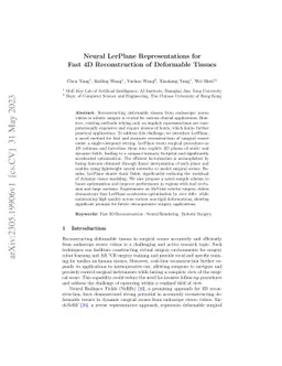 Neural LerPlane Representations for Fast 4D Reconstruction of Deformable
  Tissues