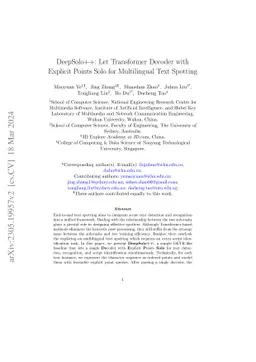 DeepSolo++: Let Transformer Decoder with Explicit Points Solo for
  Multilingual Text Spotting