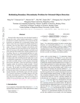 Rethinking Boundary Discontinuity Problem for Oriented Object Detection