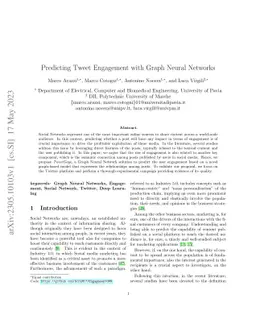 Predicting Tweet Engagement with Graph Neural Networks