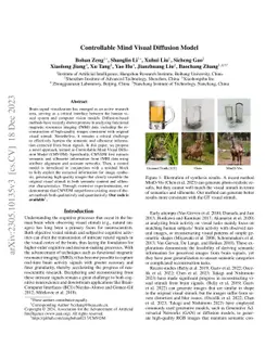 Controllable Mind Visual Diffusion Model