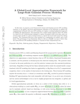A Global-Local Approximation Framework for Large-Scale Gaussian Process
  Modeling