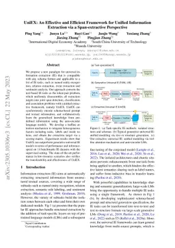 UniEX: An Effective and Efficient Framework for Unified Information
  Extraction via a Span-extractive Perspective