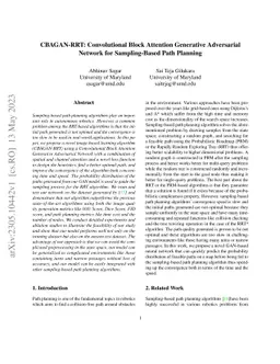 CBAGAN-RRT: Convolutional Block Attention Generative Adversarial Network for Sampling-Based Path Planning