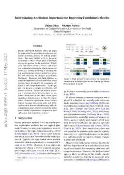 Incorporating Attribution Importance for Improving Faithfulness Metrics