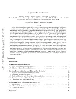 Bayesian Renormalization
