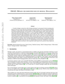 IMAD: IMage-Augmented multi-modal Dialogue