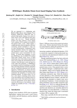 RMSSinger: Realistic-Music-Score based Singing Voice Synthesis