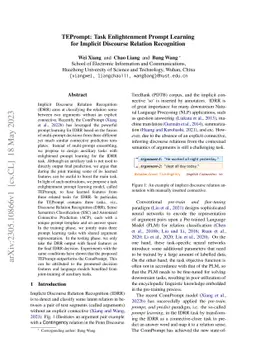 TEPrompt: Task Enlightenment Prompt Learning for Implicit Discourse
  Relation Recognition