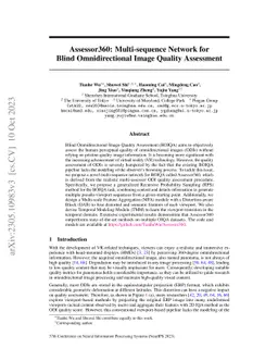 Assessor360: Multi-sequence Network for Blind Omnidirectional Image
  Quality Assessment