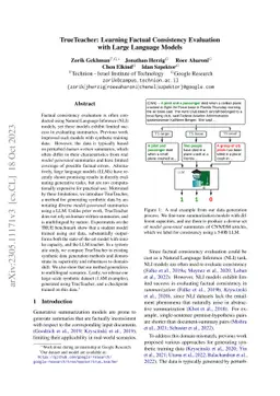 TrueTeacher: Learning Factual Consistency Evaluation with Large Language
  Models