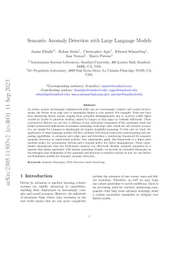 Semantic Anomaly Detection with Large Language Models