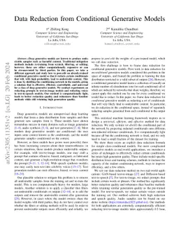 Data Redaction from Conditional Generative Models