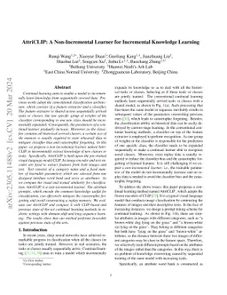 AttriCLIP: A Non-Incremental Learner for Incremental Knowledge Learning