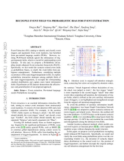 Recouple Event Field via Probabilistic Bias for Event Extraction