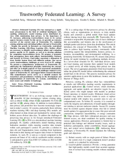 Trustworthy Federated Learning: A Survey