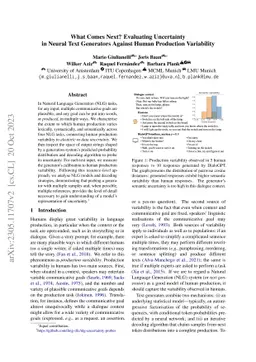 What Comes Next? Evaluating Uncertainty in Neural Text Generators
  Against Human Production Variability