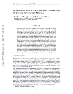 Multimodal Web Navigation with Instruction-Finetuned Foundation Models