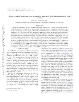 Photo-zSNthesis: Converting Type Ia Supernova Lightcurves to Redshift
  Estimates via Deep Learning