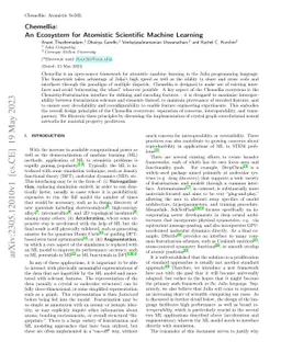 Chemellia: An Ecosystem for Atomistic Scientific Machine Learning