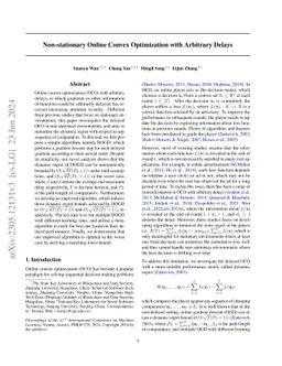 Non-stationary Delayed Online Convex Optimization: From Full-information to Bandit Setting