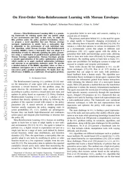 On First-Order Meta-Reinforcement Learning with Moreau Envelopes