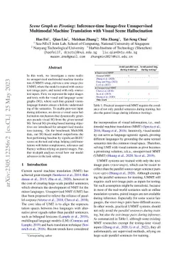 Scene Graph as Pivoting: Inference-time Image-free Unsupervised
  Multimodal Machine Translation with Visual Scene Hallucination