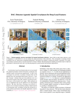 DAC: Detector-Agnostic Spatial Covariances for Deep Local Features