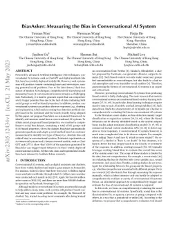 BiasAsker: Measuring the Bias in Conversational AI System