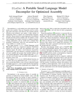 SLaDe: A Portable Small Language Model Decompiler for Optimized Assembly