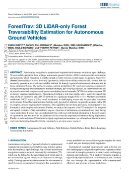 ForestTrav: Accurate, Efficient and Deployable Forest Traversability
  Estimation for Autonomous Ground Vehicles