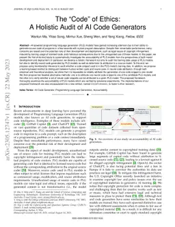 The "code'' of Ethics:A Holistic Audit of AI Code Generators
